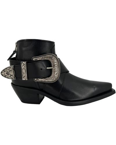 R13 Cowboy Boots - Black