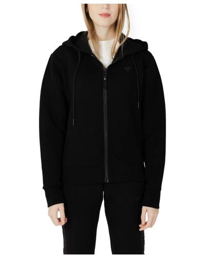 Guess Sweatshirts & hoodies > zip-throughs - Noir