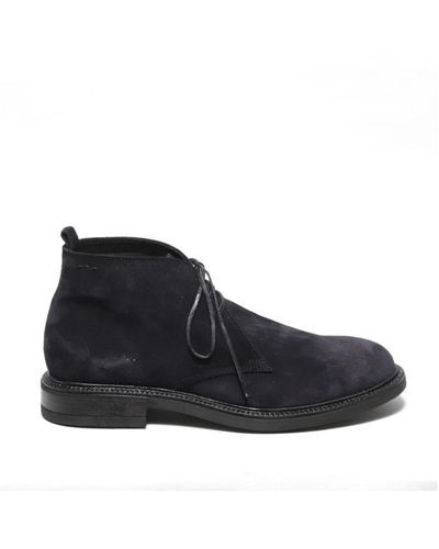 Alexander Hotto Lace-Up Boots - Blue