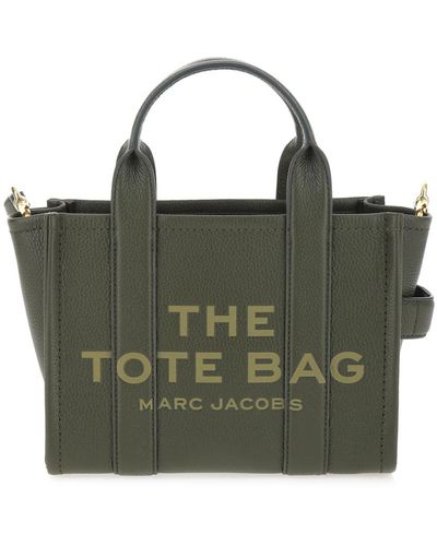 Marc Jacobs Ikonic leder tote tasche in dunkelgrün