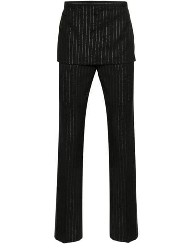 Acne Studios Slim-Fit Trousers - Black