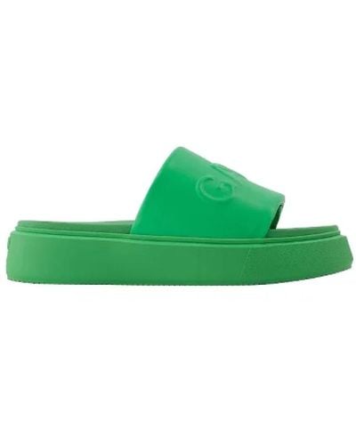 Ganni Stoff sandals - Grün