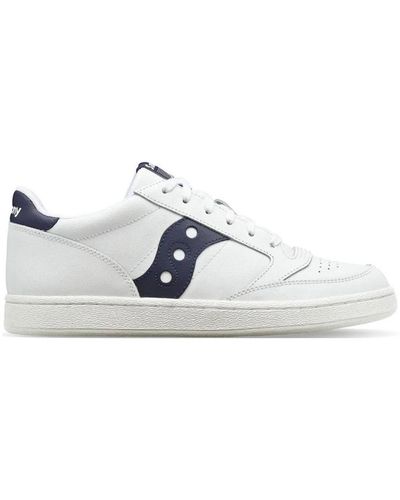 Saucony E/Marineblaue Jazz Court Sneakers - Weiß