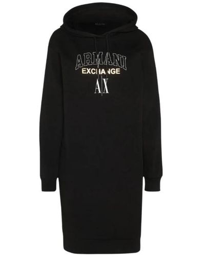 Armani Exchange Vestido clásico - Negro