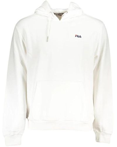 Fila Chic Cotton Blend Hooded Sweater - White