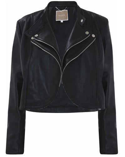 Kocca Leather Jackets - Black