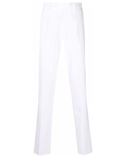 Boglioli Slim-fit trousers - Weiß