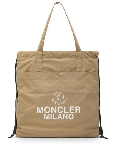 Moncler Tote Bags - Natural
