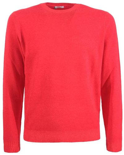 Malo Round-Neck Knitwear - Red