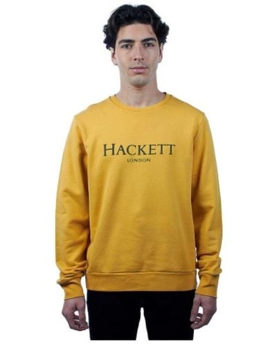 Hackett Baumwoll-sweatshirt - Gelb