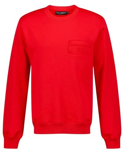 Dolce & Gabbana Sweatshirts - Red