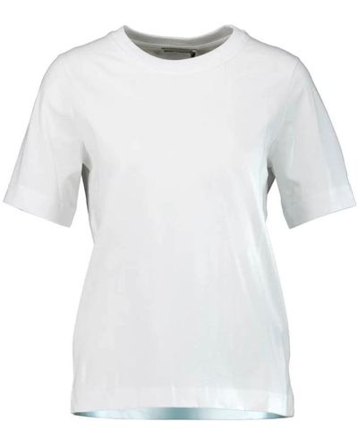 DRYKORN Slim fit magliette kirani bianca - Bianco