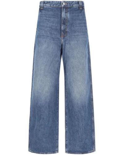 Khaite Wide Jeans - Blue