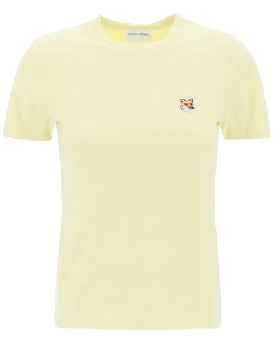 Maison Kitsuné T-shirts - Gelb