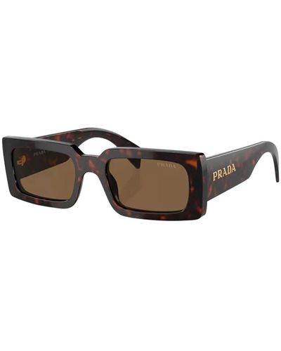 Prada Sonnenbrille,sunglasses,weiß/dunkelgrau sonnenbrille a07s - Braun