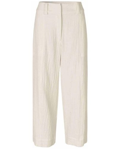 Masai Straight Trousers - White
