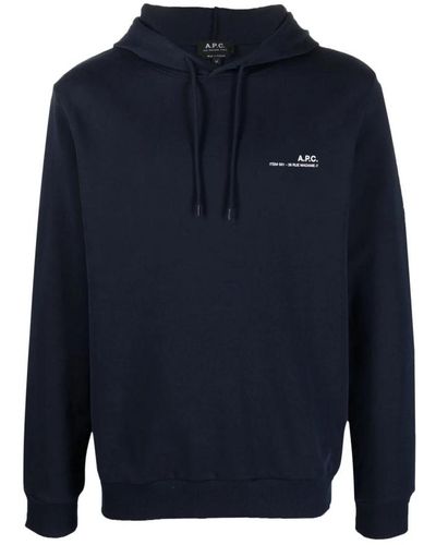A.P.C. Dunkelblauer navy sweatshirt hoodie casual