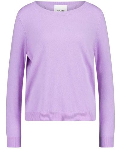 Allude Pullover aus woll-kaschmir-mix - Lila