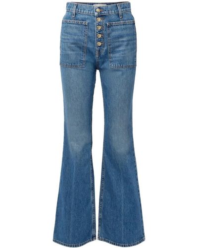 Ulla Johnson Lou jean jeans a zampa - Blu
