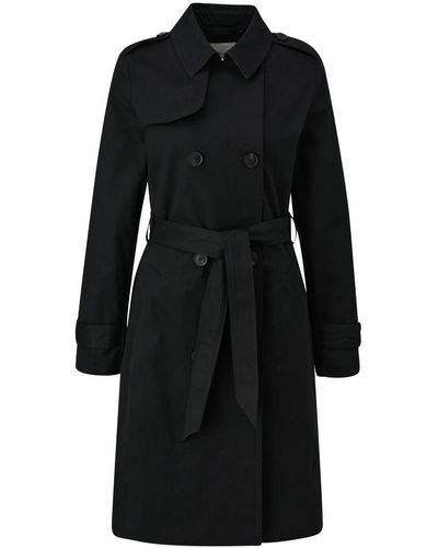 S.oliver Trench coat femminile per avventure eleganti - Nero