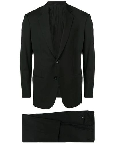 Giorgio Armani Suits > suit sets > single breasted suits - Noir