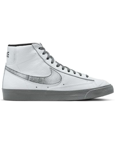 Nike Blazer mid'77 leder sneakers - Grau