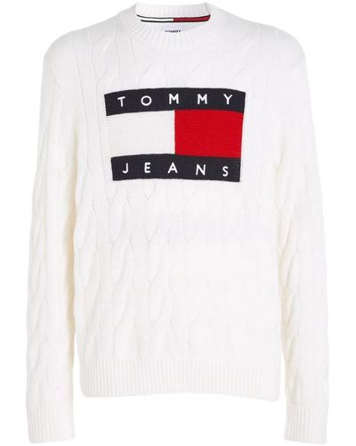 Tommy Hilfiger Round-Neck Knitwear - White