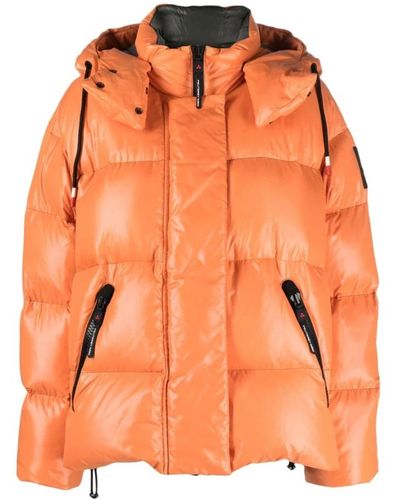 Peuterey Chaqueta acolchada con capucha naranja