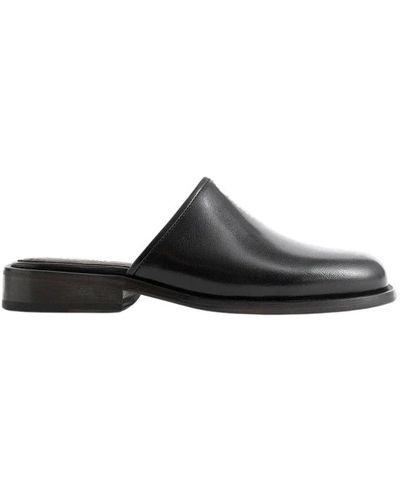 Lemaire Shoes > flats > mules - Noir