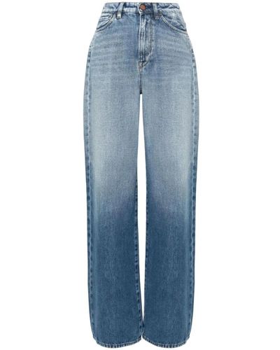 3x1 Blaue schattierungen flip jeans