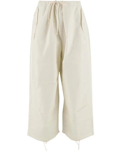 Autry Wide Trousers - Natural