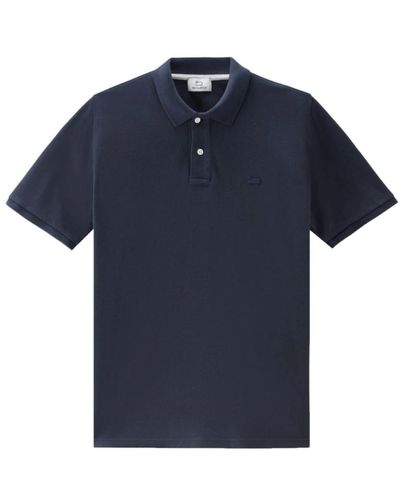 Woolrich Tops > polo shirts - Bleu