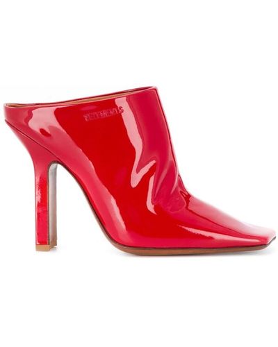 Vetements Shoes > heels > heeled mules - Rouge