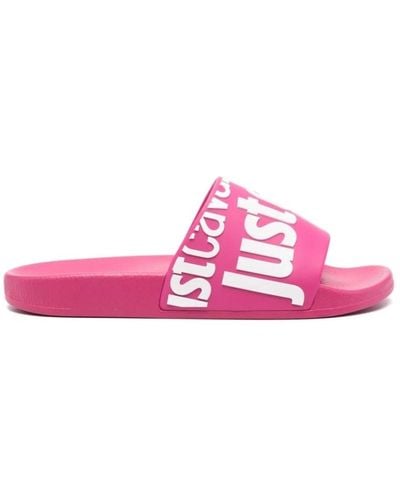 Just Cavalli Rosa pool slide sandalen - Pink