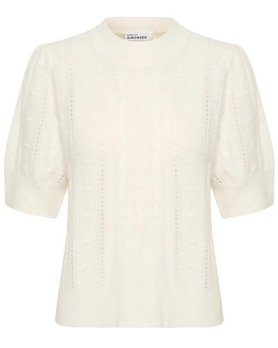 Karen By Simonsen Knitwear > round-neck knitwear - Blanc