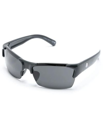 Moncler Graue sonnenbrille mit originalzubehör - Mettallic