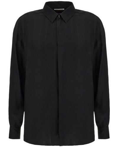 Saint Laurent Casual Shirts - Black