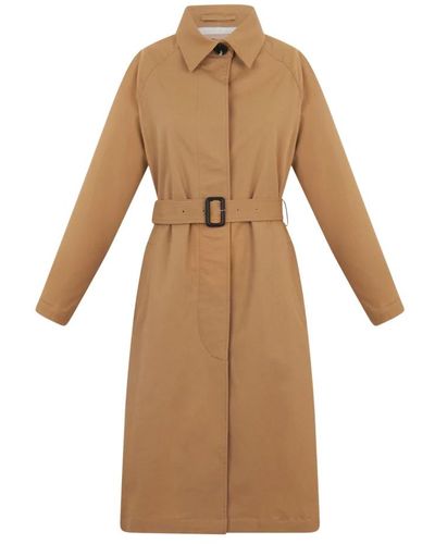 Twin Set Coats > belted coats - Marron