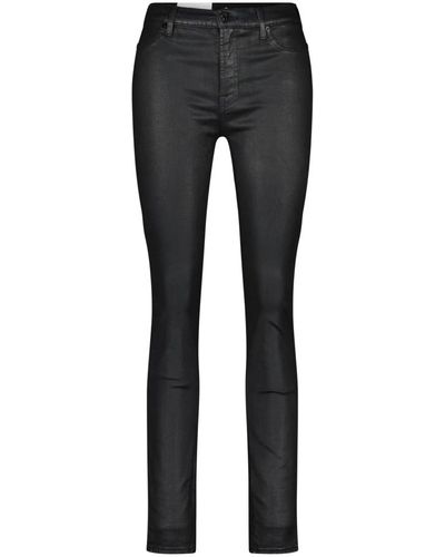 7 For All Mankind Jeans > skinny jeans - Noir
