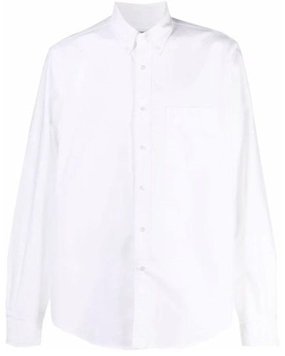 Aspesi Camicie bianche oxford new magra - Bianco