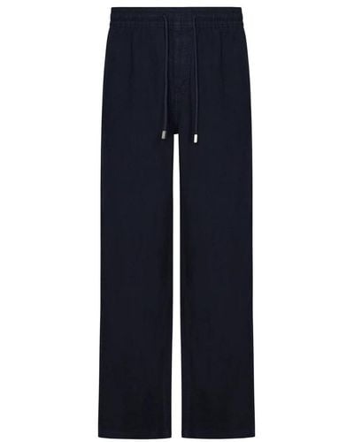 Vilebrequin Straight Trousers - Blue