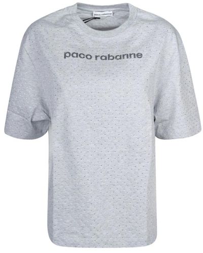 Rabanne Camiseta gris p073 - Azul
