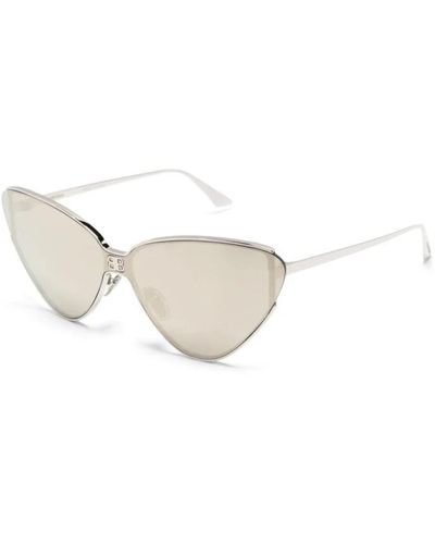 Balenciaga Silberne sonnenbrille mit originalzubehör - Weiß