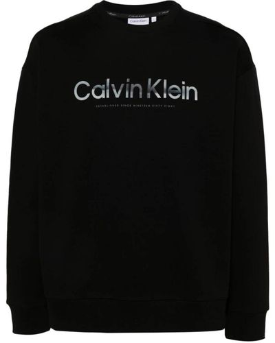 Calvin Klein Schwarze pullover für männer