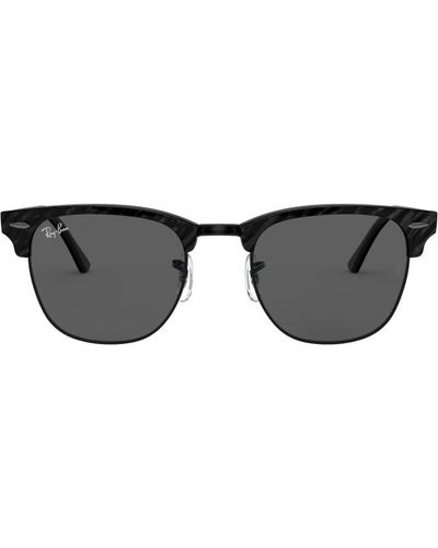Ray-Ban Clubmaster marble - Nero