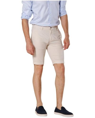 Mason's Stretch-gabardine bermuda shorts - regular fit - Blau