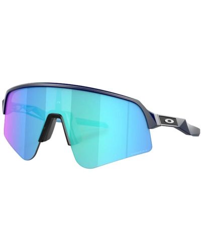 Oakley Sportliche sonnenbrille prizm sapphire marineblau