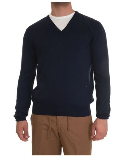 Gran Sasso V-neck knitwear - Blu