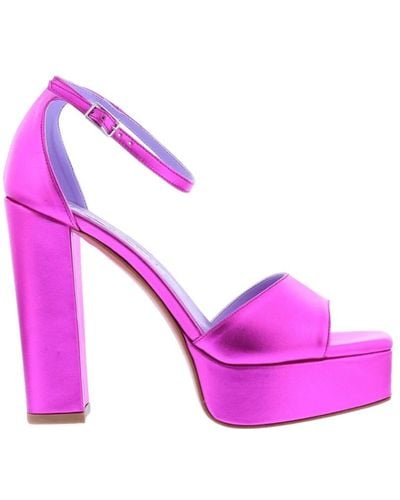Albano Shoes > sandals > high heel sandals - Violet