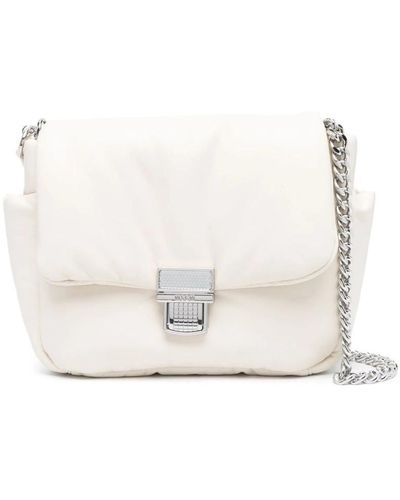 MSGM Shoulder Bags - White